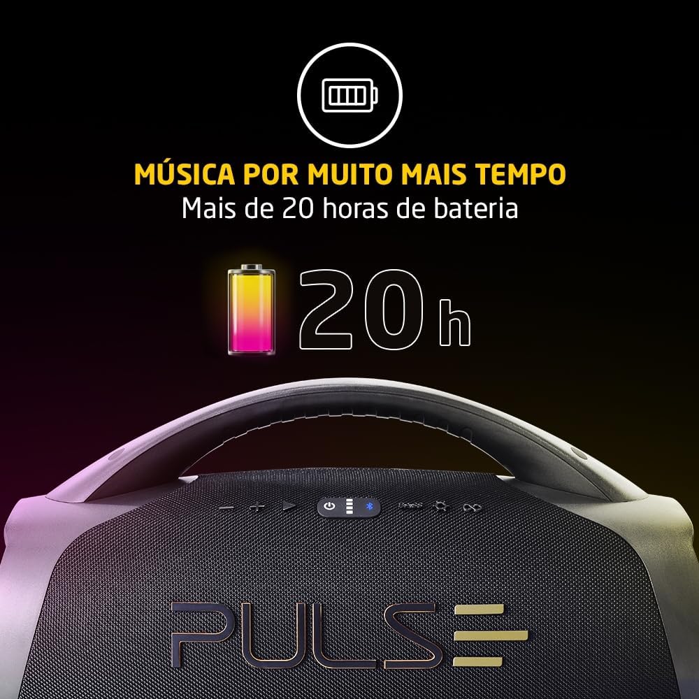Mostra detalhes de engenharia e ajuda a reforçar a proposta de som potente.
