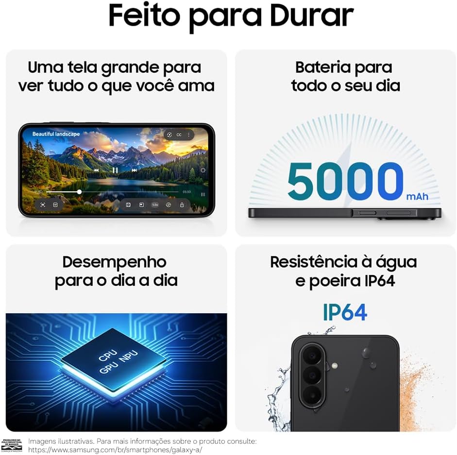 Sugere usabilidade, tela imersiva e experiência cotidiana com o celular.