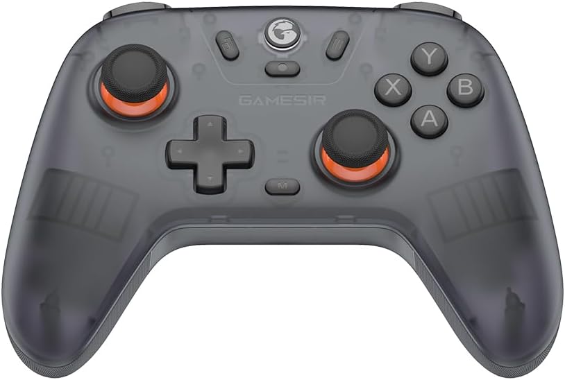Gamesir Nova Lite Controle Bluetooth e sem Fio 2.4G para Pc Windows, Celular Android Iphone, Nintendo Switch e Steam Deck, Gamepad com Hall Effect Anti-Drift, Turbo, Vibração, Dongle USB - Preto