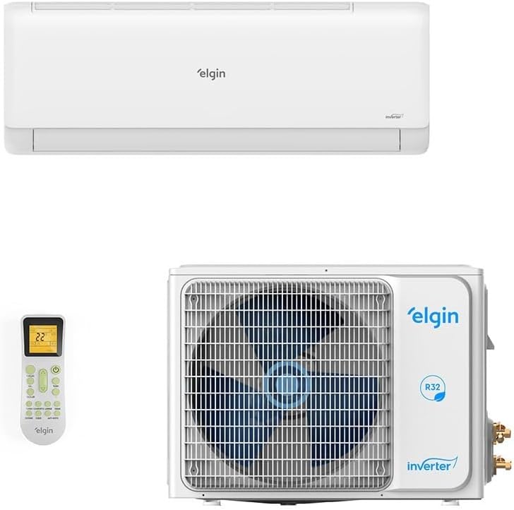 Ar Condicionado Inverter Elgin High Wall Eco Iii Wi-Fi 12.000 Btus Quente/Frio 220V