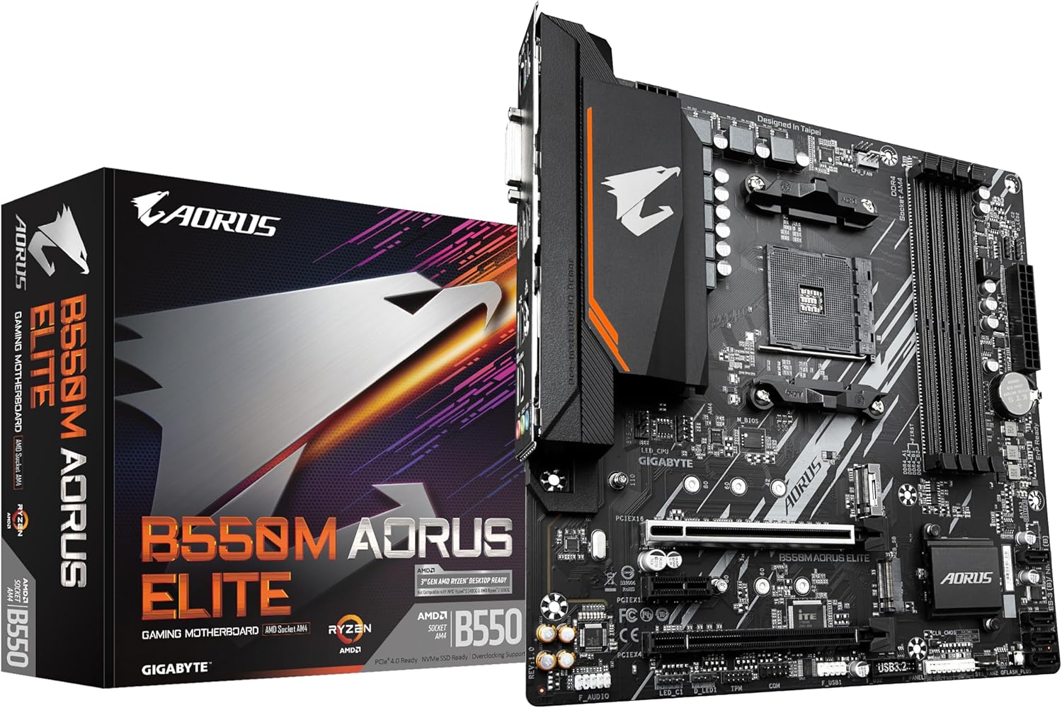 Apresenta o design, formato mATX e a primeira impressão de construção da placa.