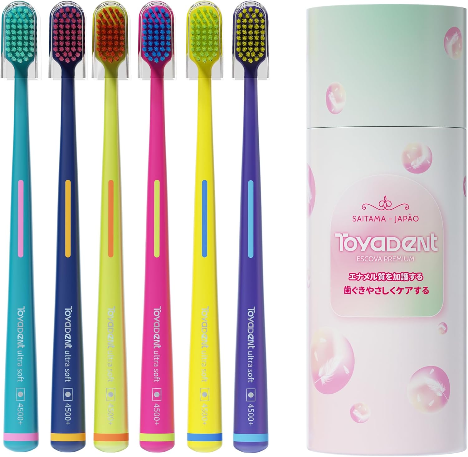 Destaca o pacote com 6 unidades e o apelo visual dos cabos coloridos, reforçando o custo-benefício e a compra em kit.