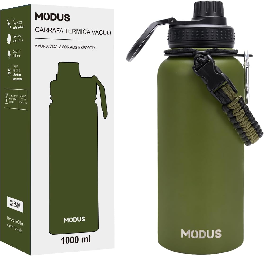 Apresenta a identidade visual do produto, a cor verde e o formato geral, ajudando a primeira impressão e a percepção de tamanho.