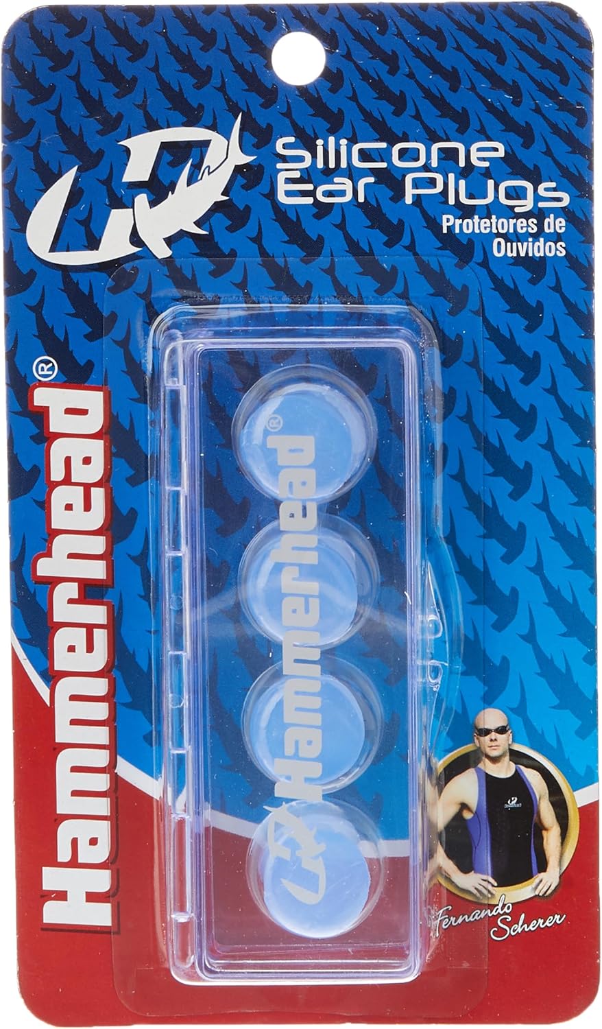 Protetor de Ouvido de Silicone - 4 Peças Hammerhead Unissex