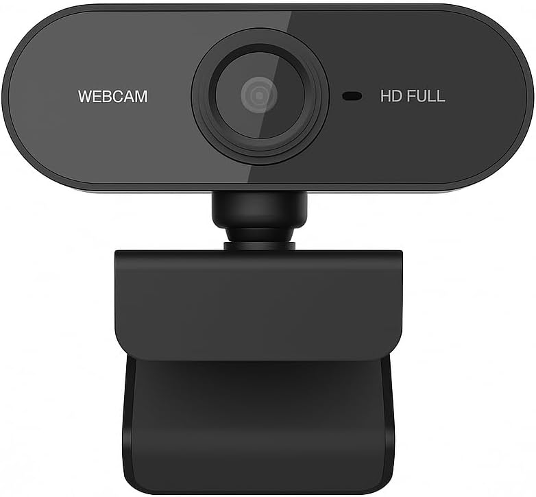Top 1 Webcam Premium Full Hd 1080P com Microfone, USB Plug & Play, Foco Automático – para Pc, Notebook, Zoom, Teams, Meet Skype Youtube Discord e Mais – Ideal para Home Office Reuniões e Videochamadas