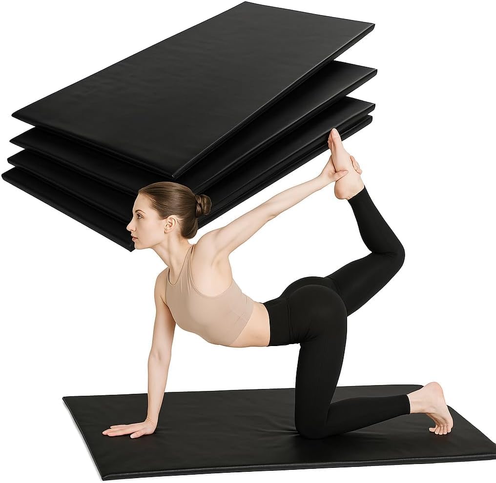 Colchonete de Exercícios Colchonete de Espuma Alta Densidade 3Cm | 90X50Cm | Impermeável, Dobrável e Resistente | Treino Funcional, Pilates, Yoga, Fitness Em Casa Ou Academia Tapete Fitness Compacto e Portátil Asin