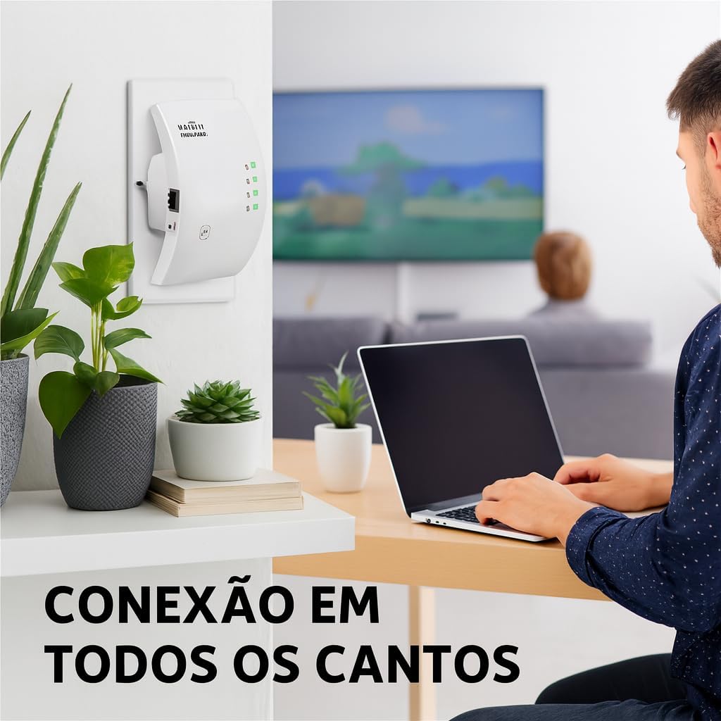 Mostra a proposta principal do produto: ampliar sinal e melhorar a rede em áreas com cobertura fraca.