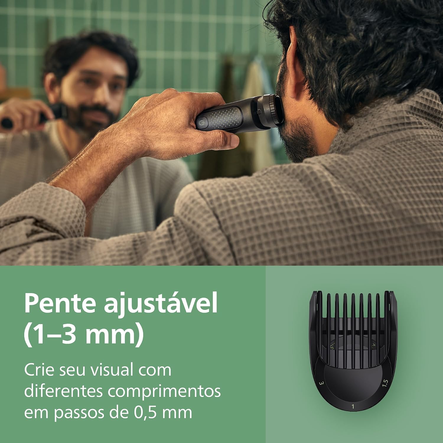 Evidencia construção, design e possível qualidade dos materiais, especialmente a lâmina em aço inox.