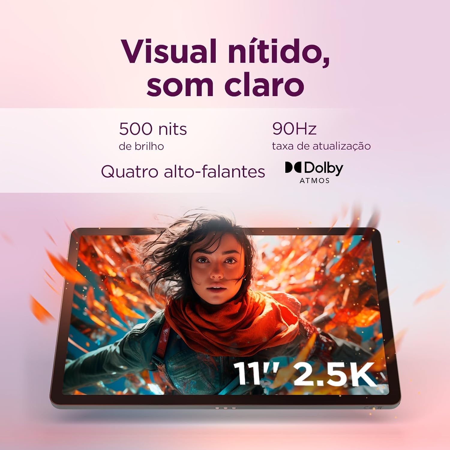 Reforçar os diferenciais técnicos como tela, desempenho, memória ou conectividade.