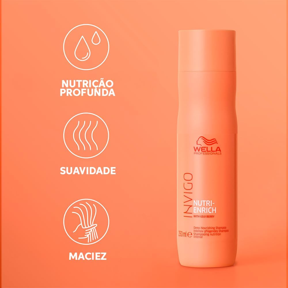 Ajuda a reforçar detalhes de identificação, linha e proposta do shampoo.