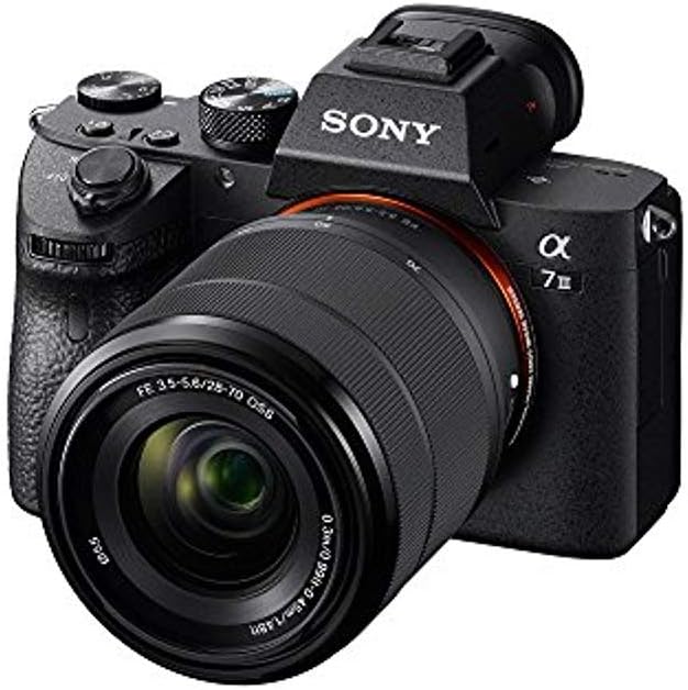 Sony Câmera de Lente Intercambiável sem Espelho A7 Iii (Ilcem3K/B) com Lente de 28 a 70 Mm com Lcd de 7 Cm, Preta