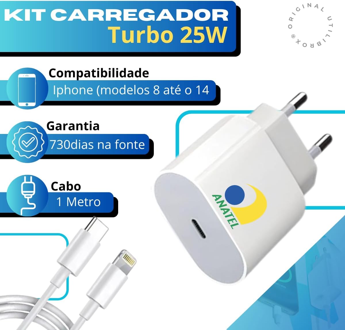 Ajuda a observar o tamanho real, o acabamento e a ideia de produto compacto para uso diário.