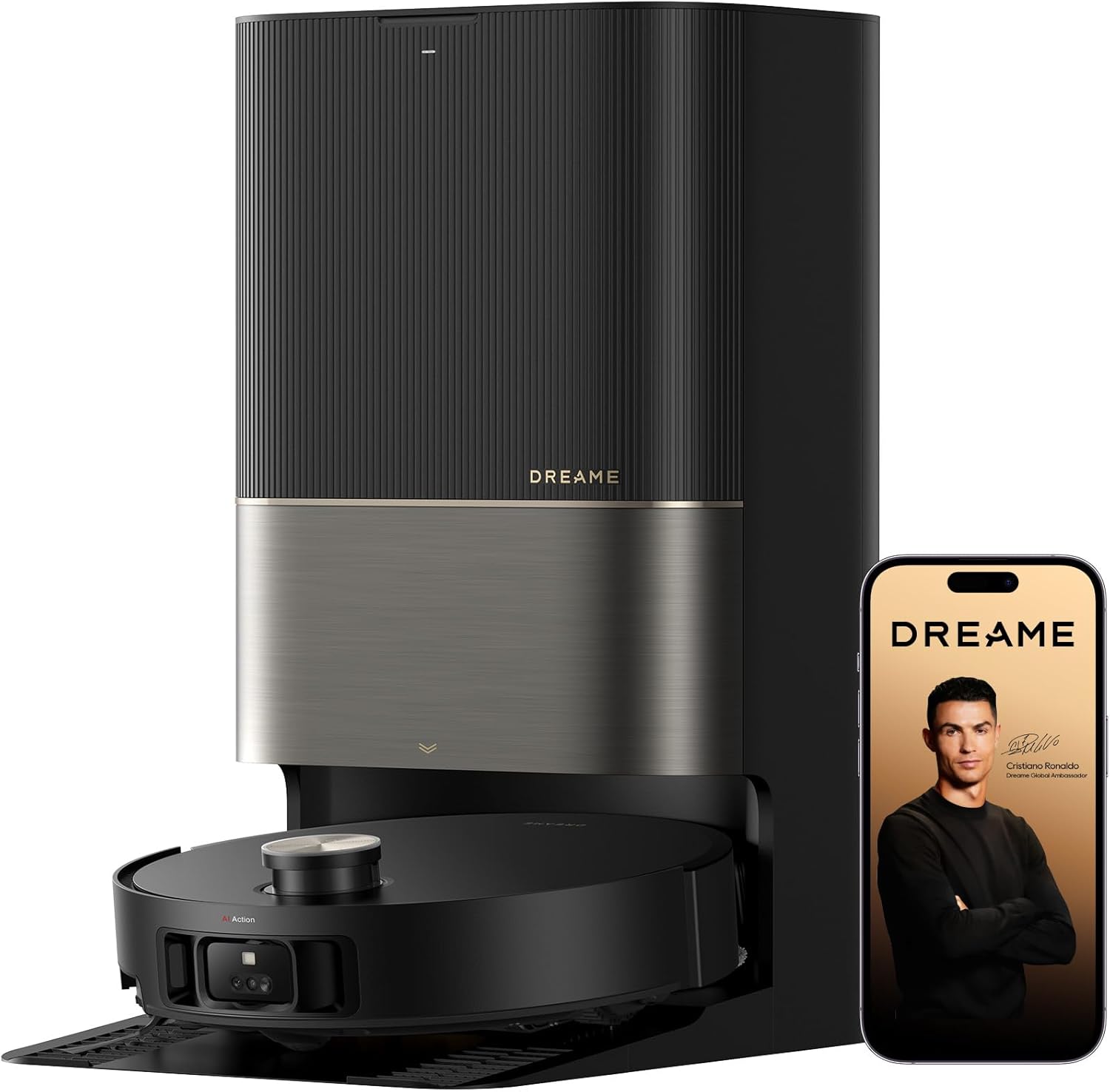 Dreame X50 Ultra Robô Aspirador e Esfregão, 20.000Pa, Supera Obstáculos de 6 Cm, Mopa Extensível e Removível, Navegação Lds Inteligente, Desvio de Obstáculos Por Ia, Navegação 360° e Modo Pet,127V