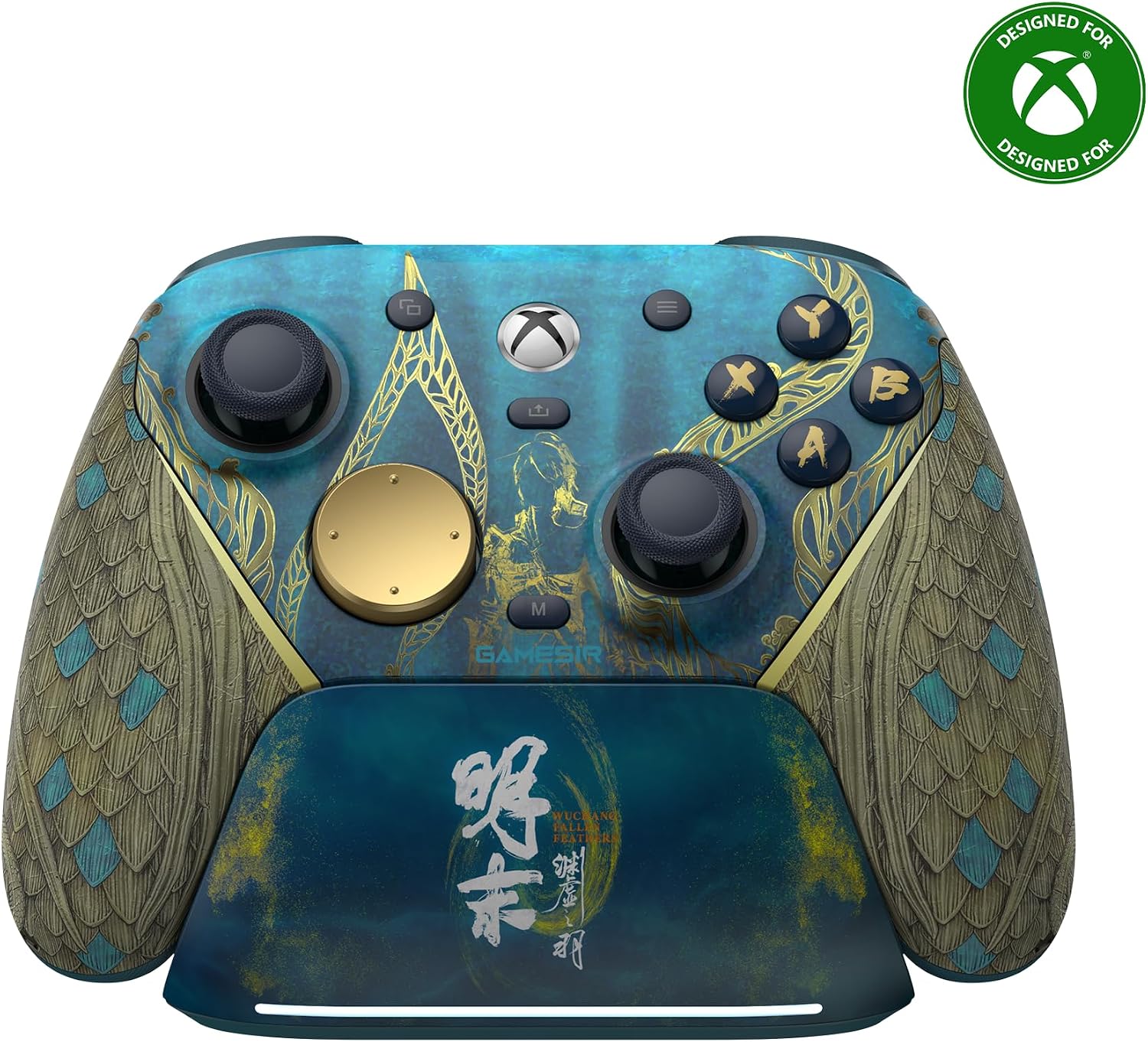 Gamesir G7 Pro Wireless Controle para Xbox, Controle sem Fio para Xbox/Pc/Android, 2.4G + Bluetooth 5.3, Joystick Tmr Hall Effect, 1000Hz, 4 Botões Extras, Trigger Stop, Base de Carregamento, Anti-Drift (Wuchang: Fallen Feathers)
