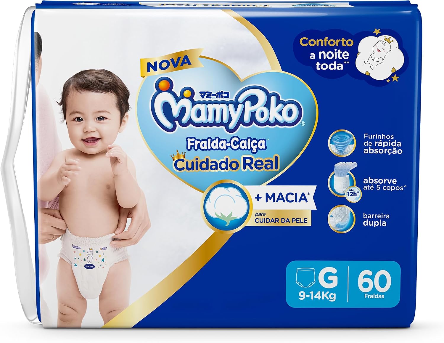 Mamypoko Fralda-Calça Premium Seca G