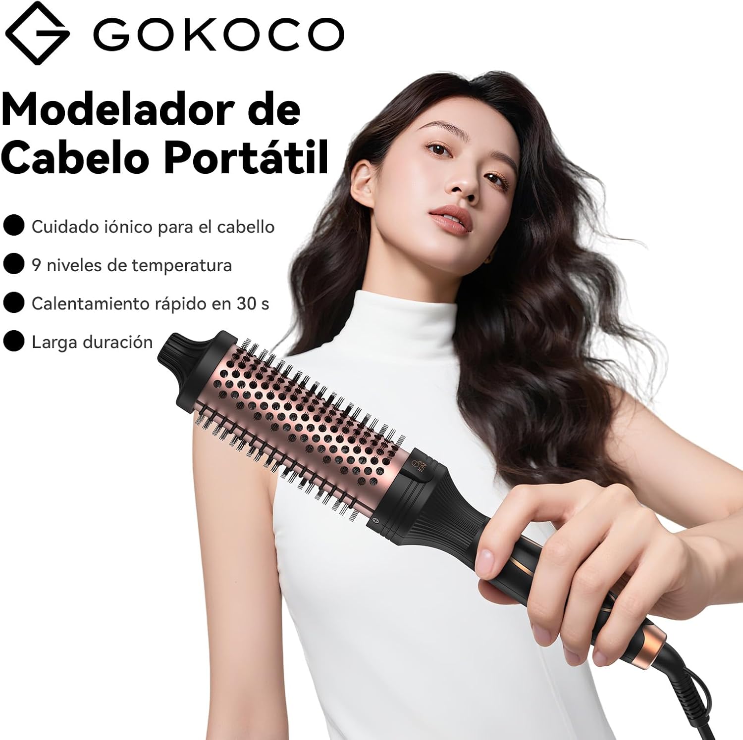 Ajuda a destacar ergonomia, pegada e proporção do aparelho.