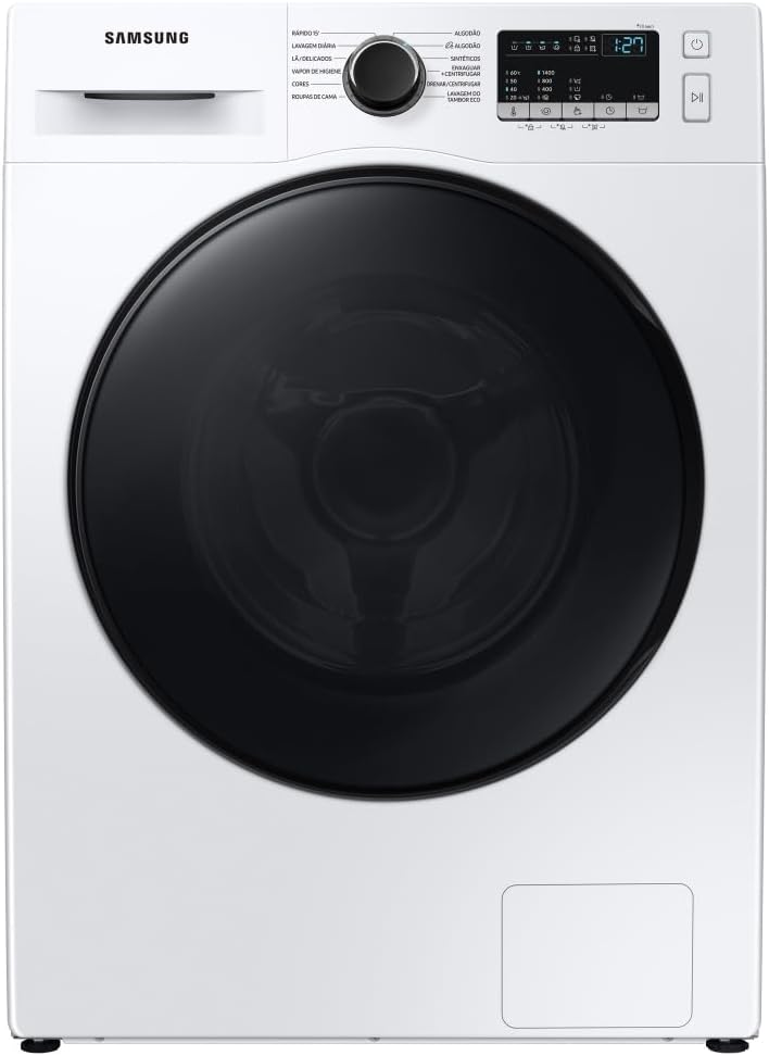 Samsung Lavadora de Roupas Digital Inverter Porta Black Ww11T Branca 11Kg 220V
