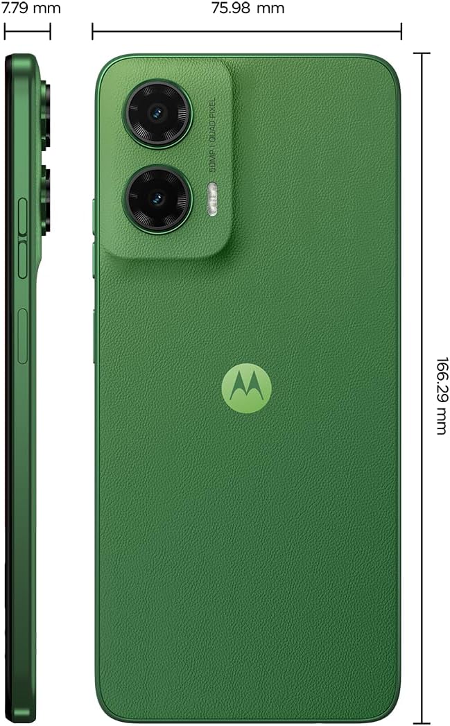 Destaca a câmera de 50 MP com IA e o apelo para fotos melhores.