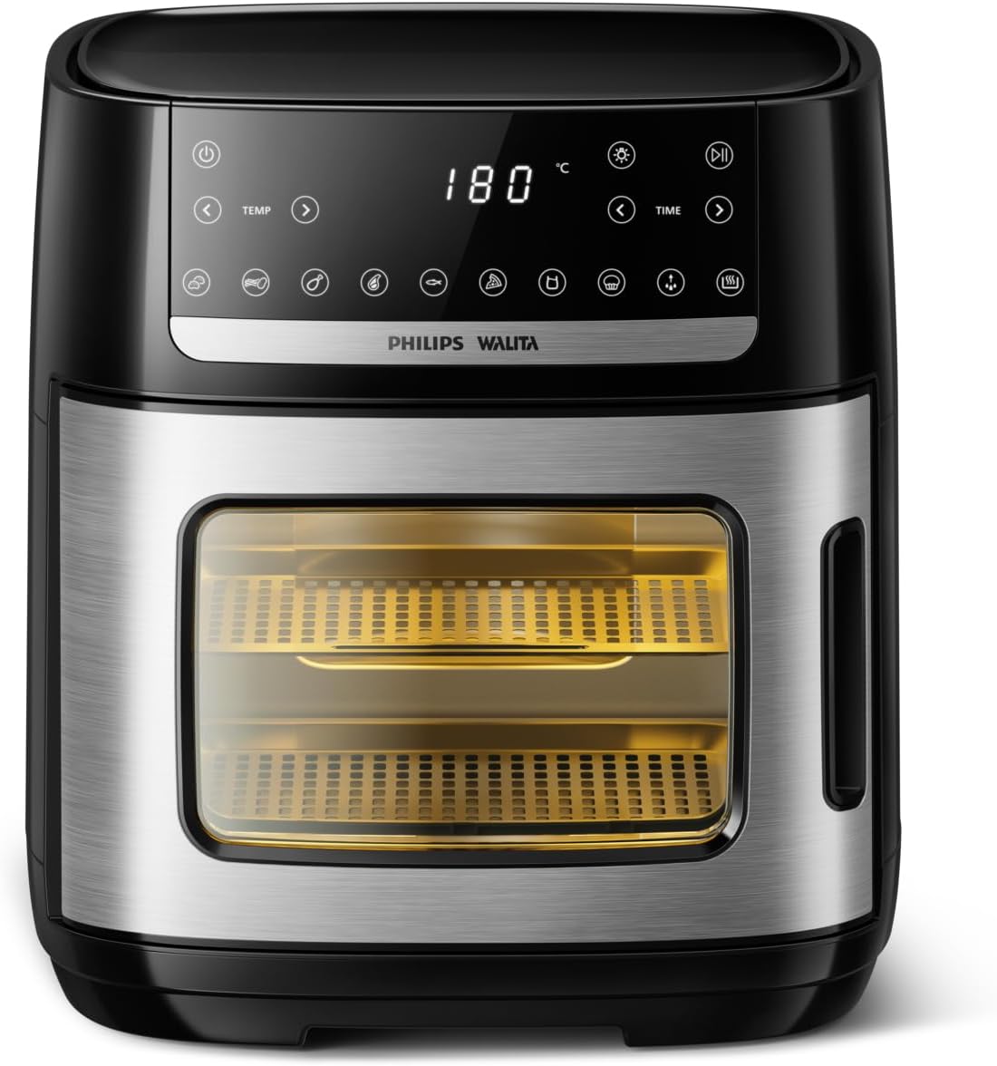 Philips Walita Fritadeira Airfryer Forno 12 Litros, Preta, 110V