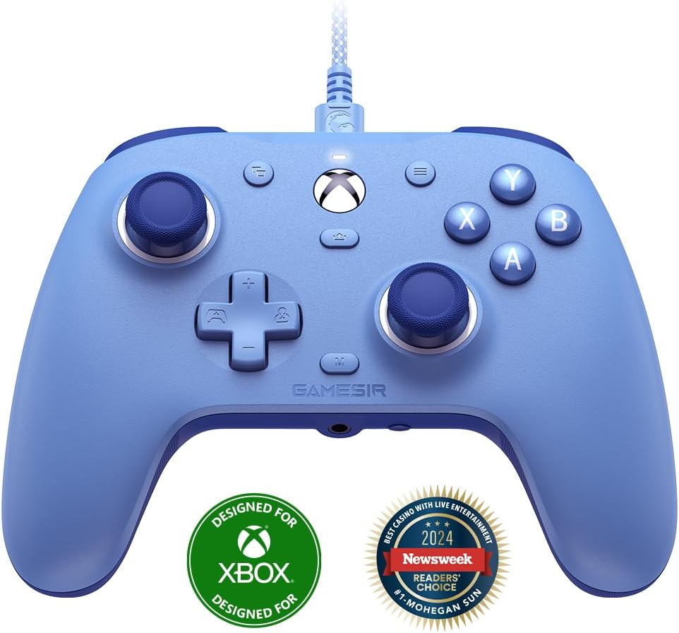 Gamesir G7 Se Controle com Fio para Pc, Xbox One, Xbox Series X|S, Gamepad para Jogos Plug And Play (Azul)