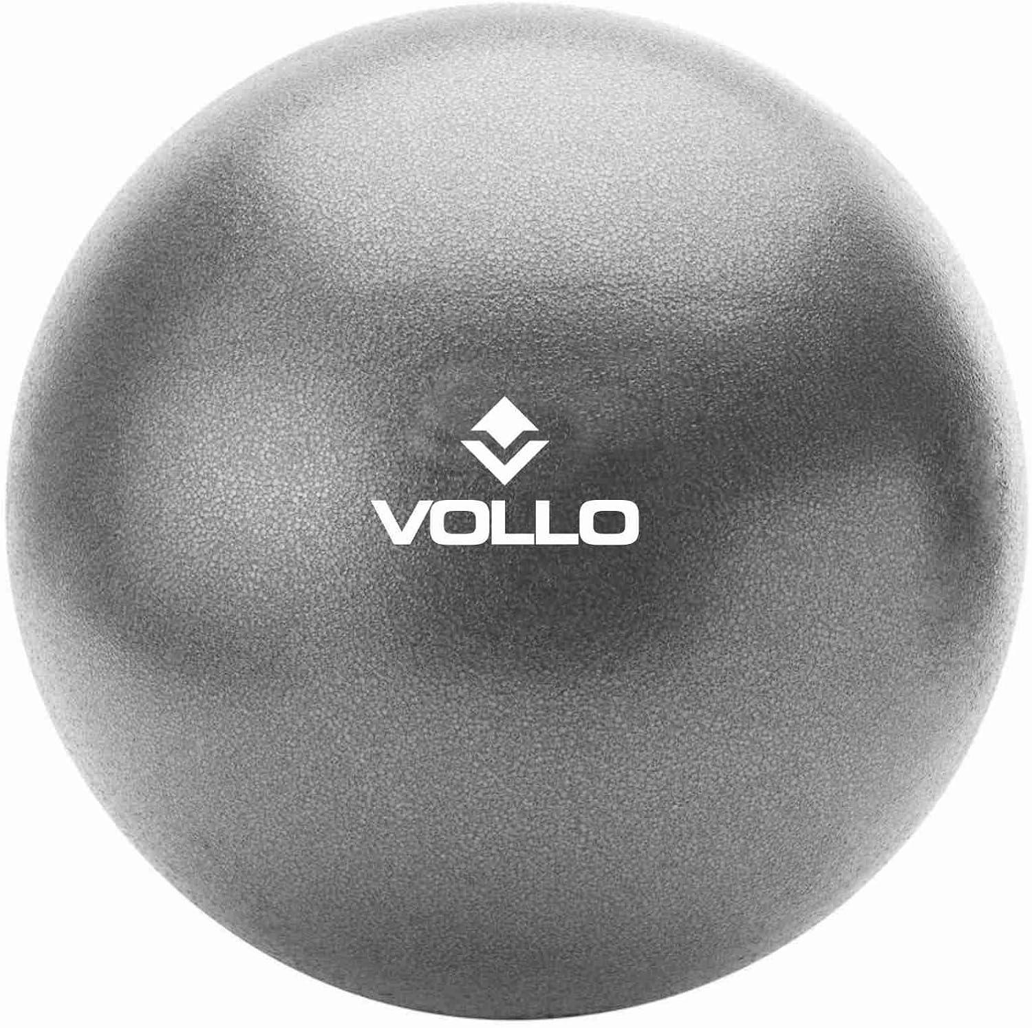 Mini Bola de Exercicios Cinza 25Cm