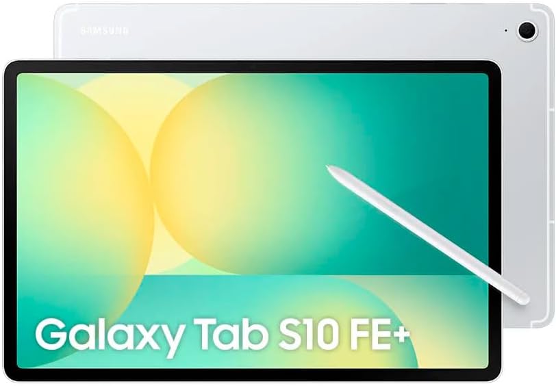 Samsung Tablet Galaxy Tab S10 Fe+ Wi-Fi, Prata, 128Gb, 8Gb, Tela 13.1" 90Hz, S Pen e Capa Inclusas
