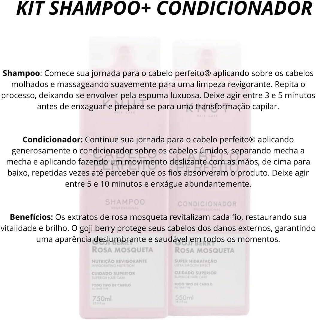 Reforça acabamento da embalagem e ajuda a sustentar a percepção de produto capilar completo e bem apresentado.