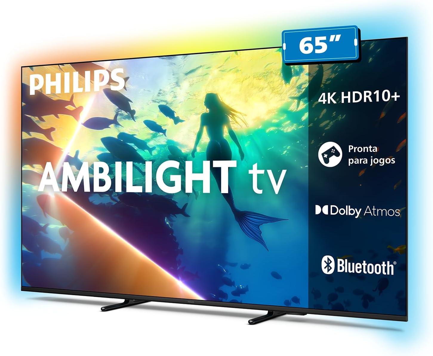 Ajuda a reforçar resolução 4K, HDR e qualidade de imagem como pontos centrais da ficha técnica.