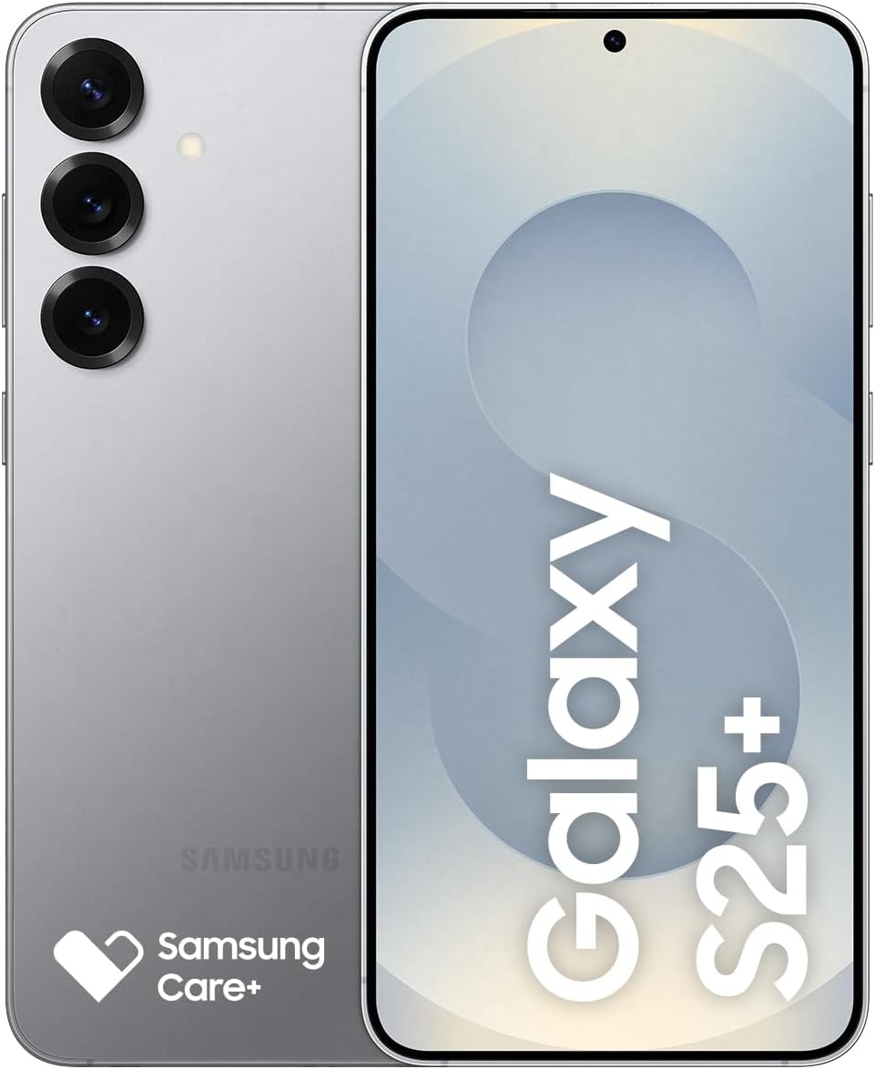 Celular Samsung Galaxy S25+ 5G, 256Gb, 12Gb Ram, Câmera Tripla de 50+12+10, Tela Grande de 6.7", Prata