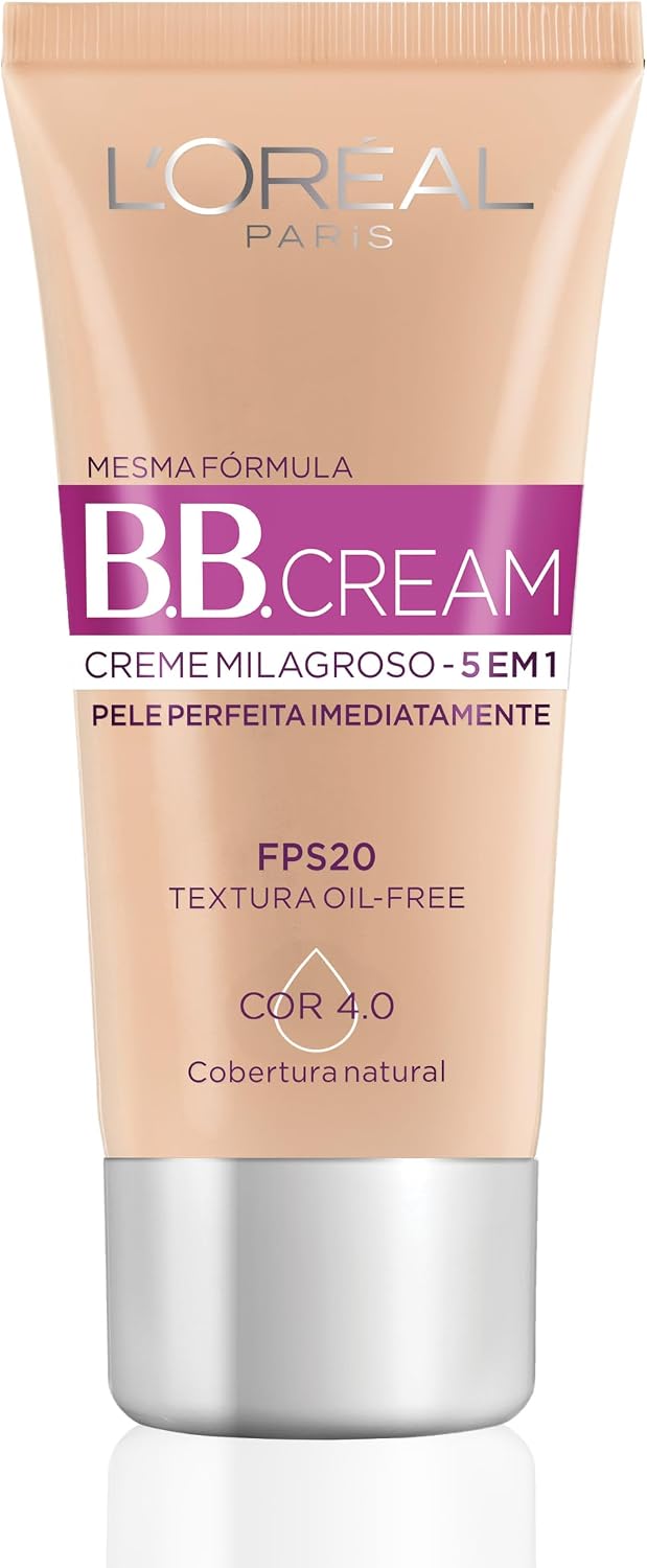 L'oréal Paris Base Bb Cream Fps 20 Dermo Expertise Cor Média, 30Ml