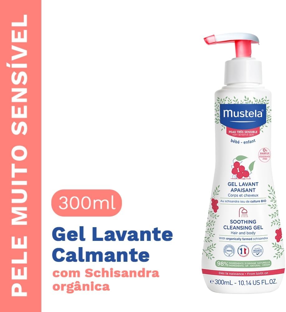 Evidencia claims importantes como suavidade, uso infantil e apelo para pele sensível.