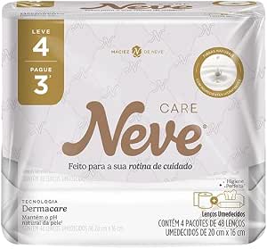 Lenço Umedecido Neve Care Leve 4 Pague 3